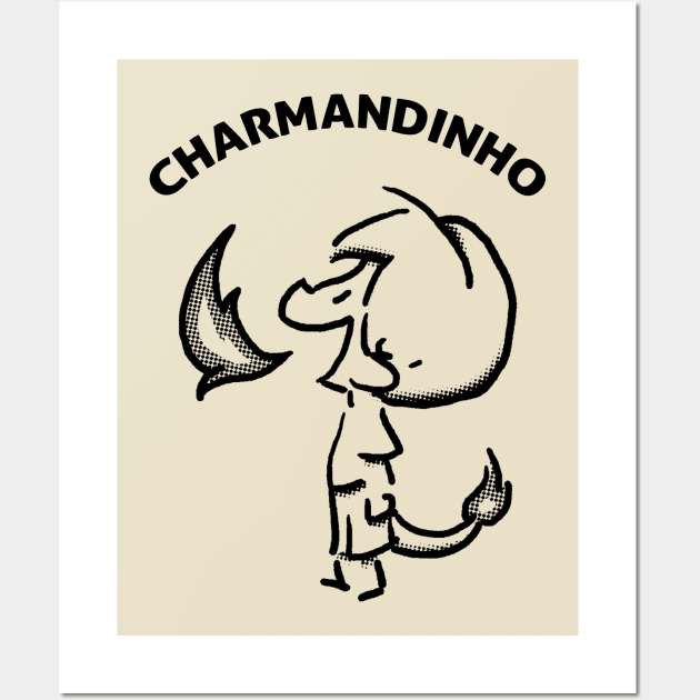 Charmandinho Wall Art by saulogoki